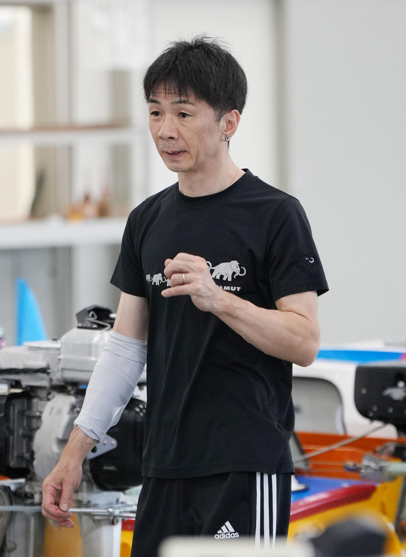 G1オールジャパン竹島特別「2日目」　辻栄蔵（3719）（撮影・森本幸一）＝2025年10月6日、ボートレース蒲郡