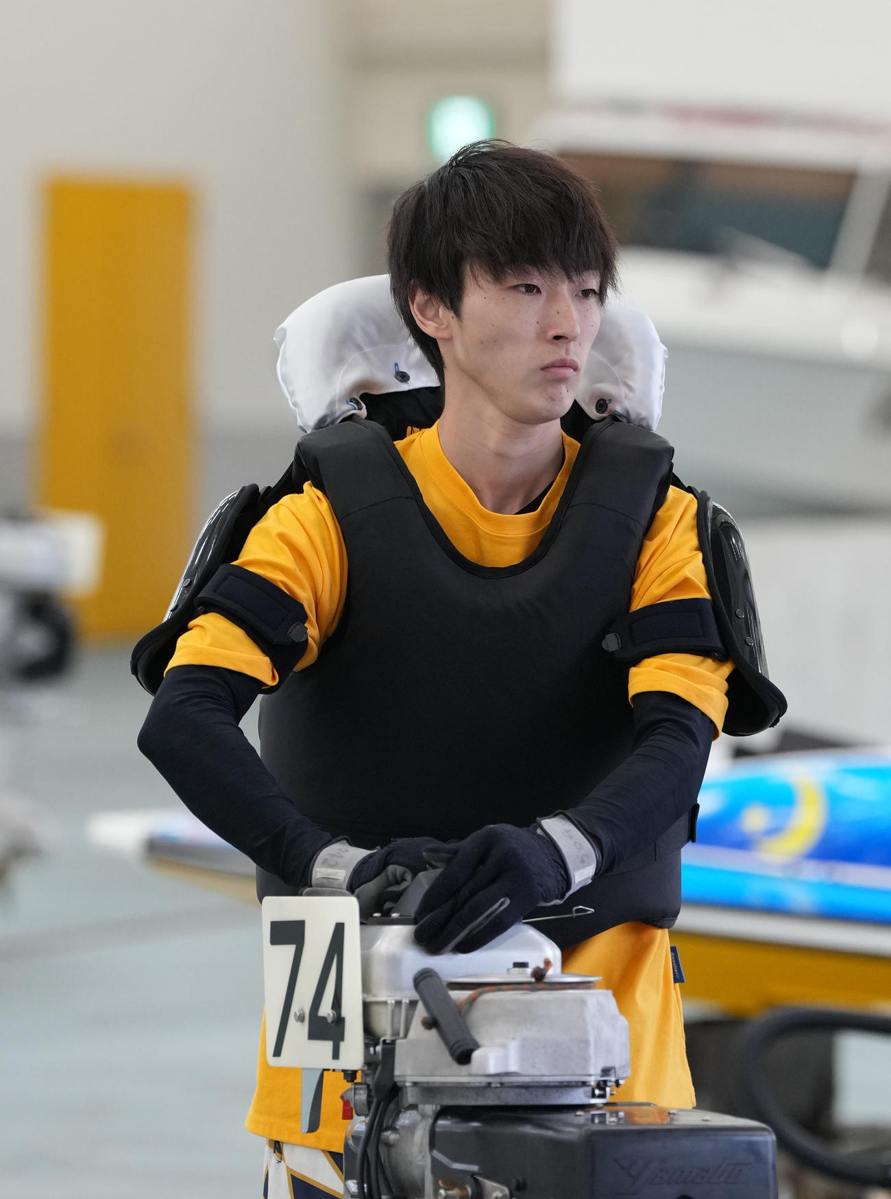 G1オールジャパン竹島特別「3日目」　畑田汰一（5042）（撮影・森本幸一）＝2025年10月7日、ボートレース蒲郡