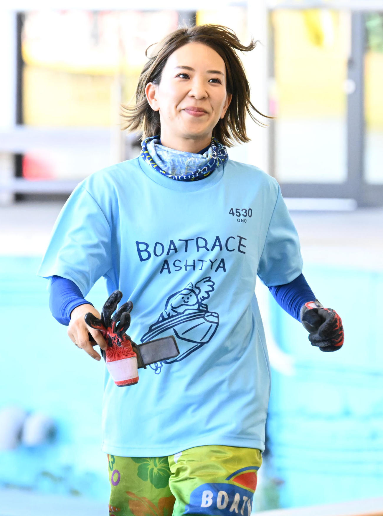 小野生奈（撮影・林敢治）