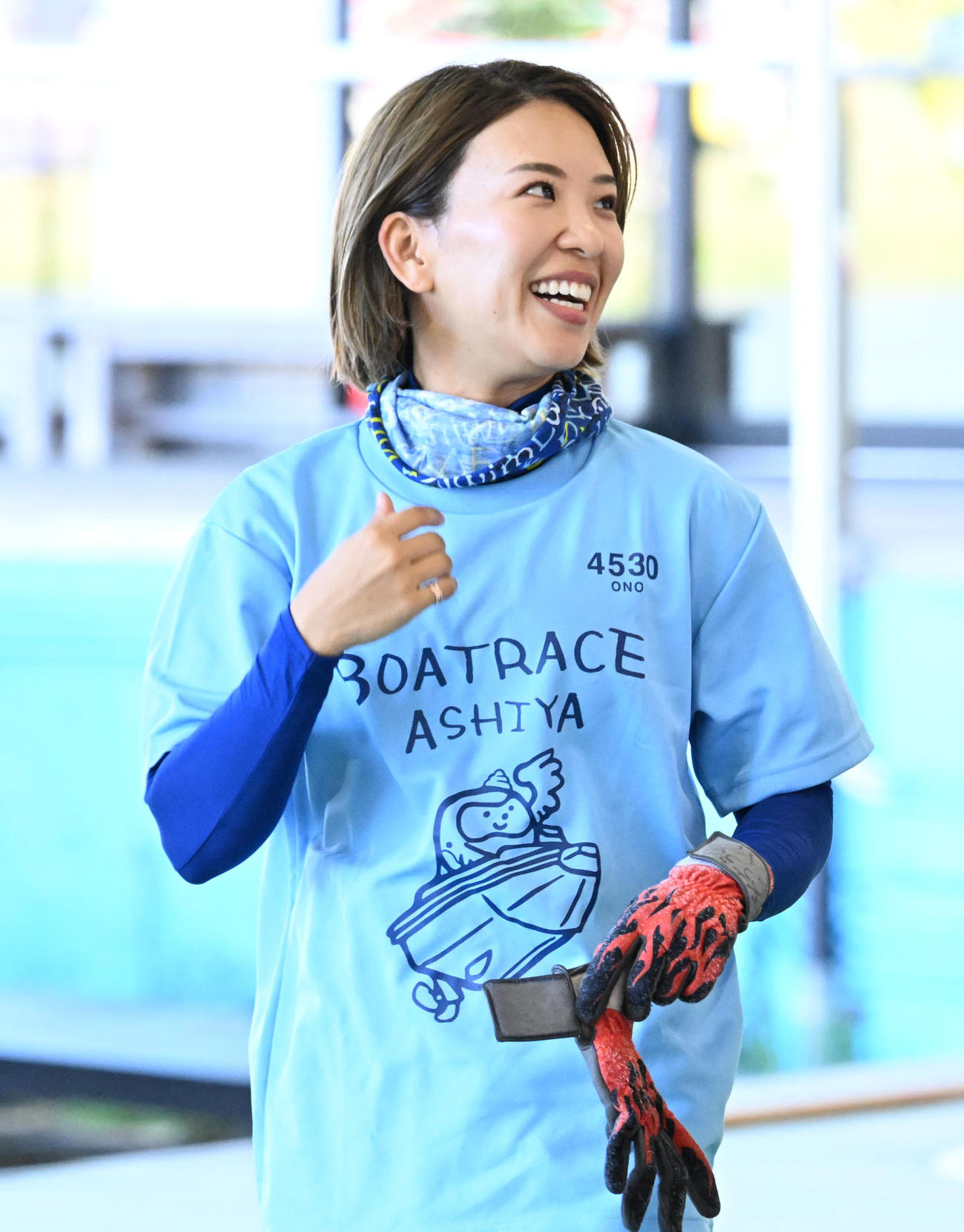 小野生奈（撮影・林敢治）