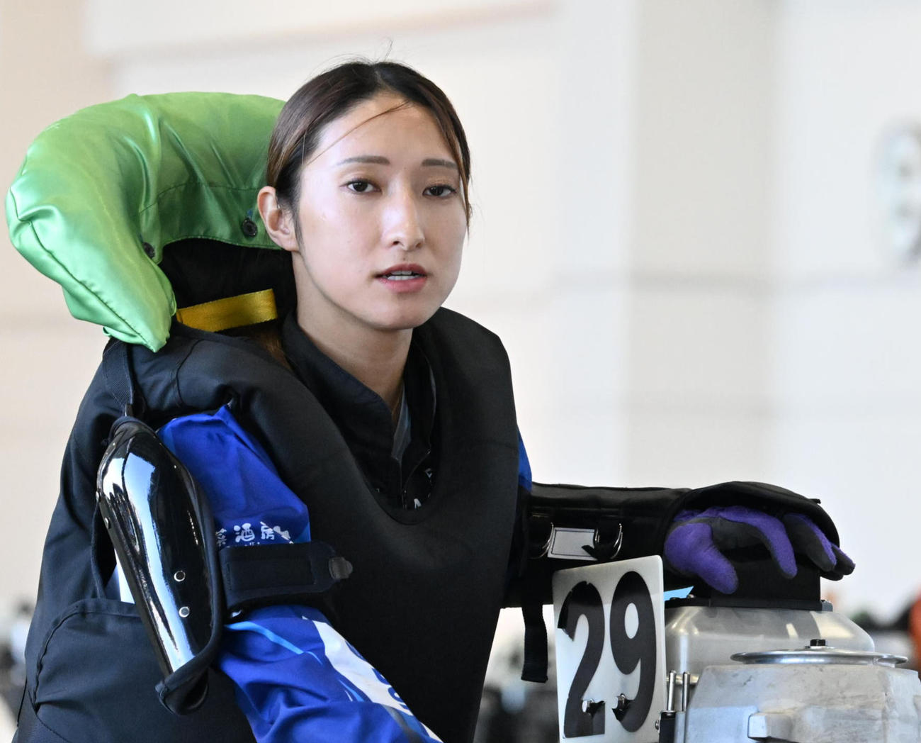 2日目2連対をマークした刑部亜里紗（撮影・林敢治）