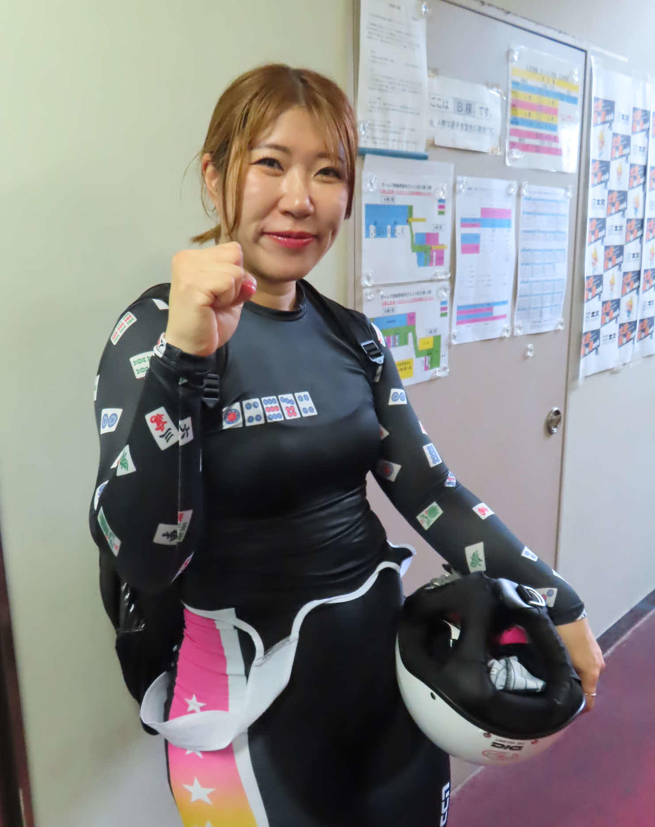得意の長走路で仕掛けがさえる山原さくら（撮影・野島成浩）