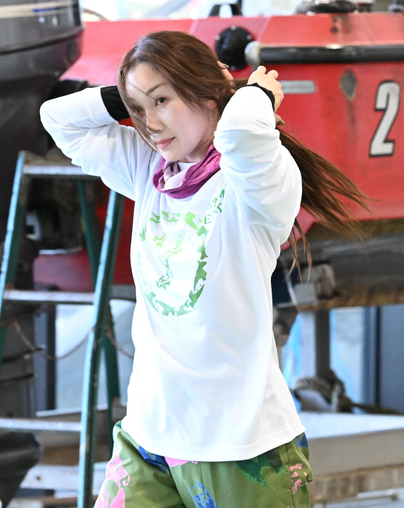 大橋栄里佳（撮影・林敢治）