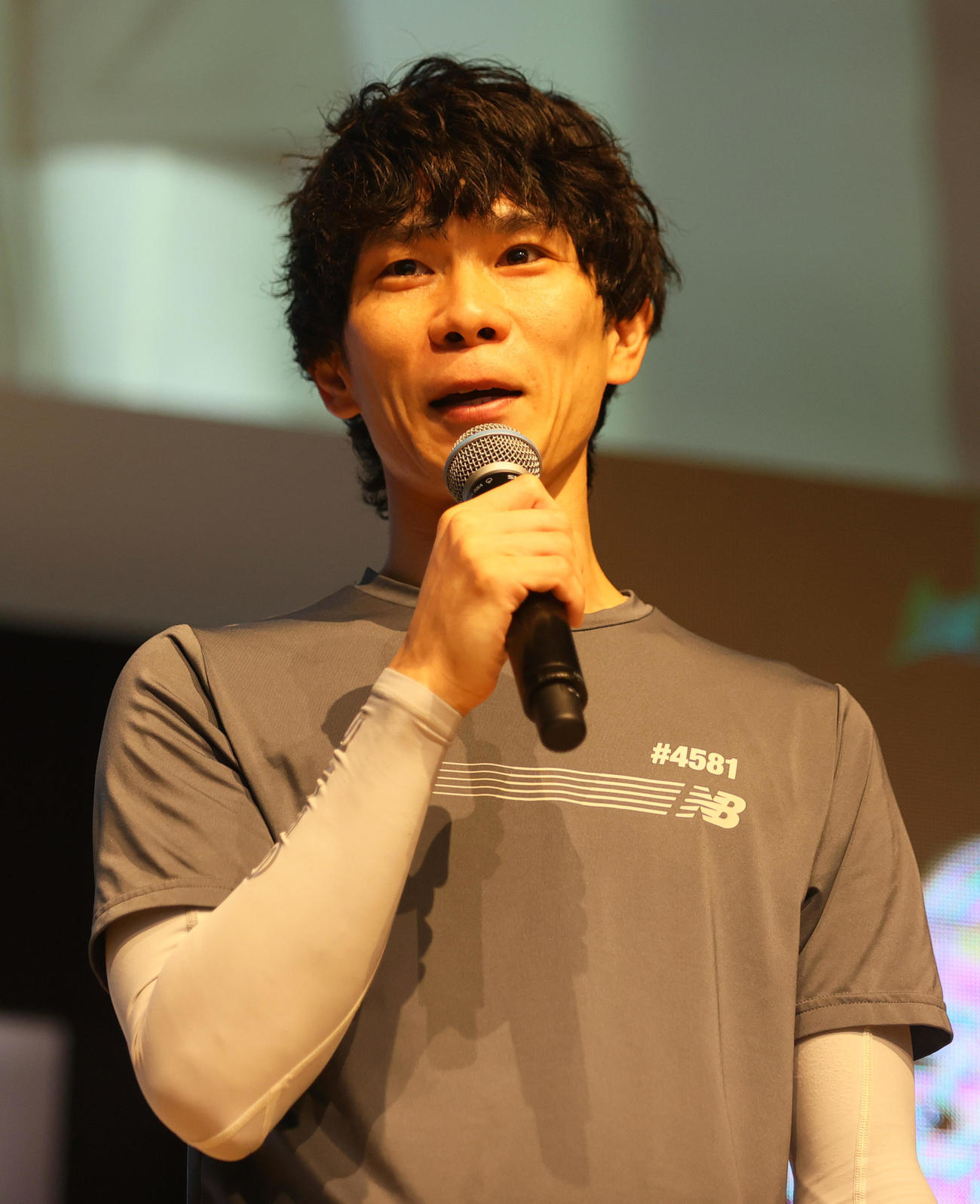 ファイナルに向け思いを語る吉村誠（撮影・上山淳一）