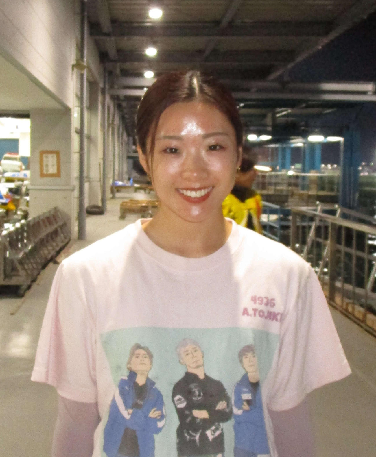 勝負駆けに成功し、準優進出を決めた戸敷晃美（撮影・安井雅彦）