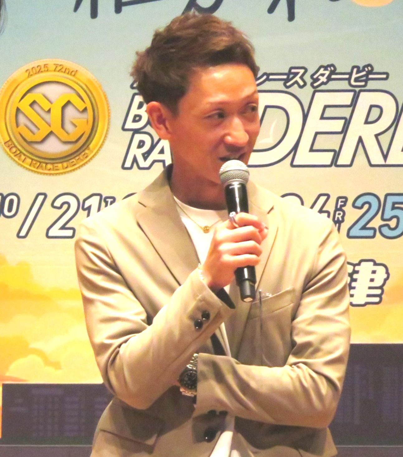 地元戸田でトークショーを行った佐藤翼