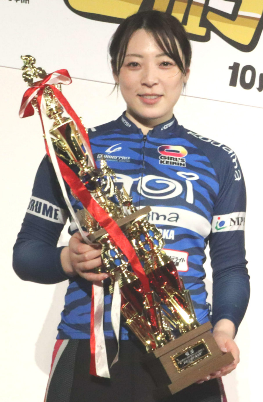 連勝を「19」に伸ばして4日制開催初Vを決めた児玉碧衣