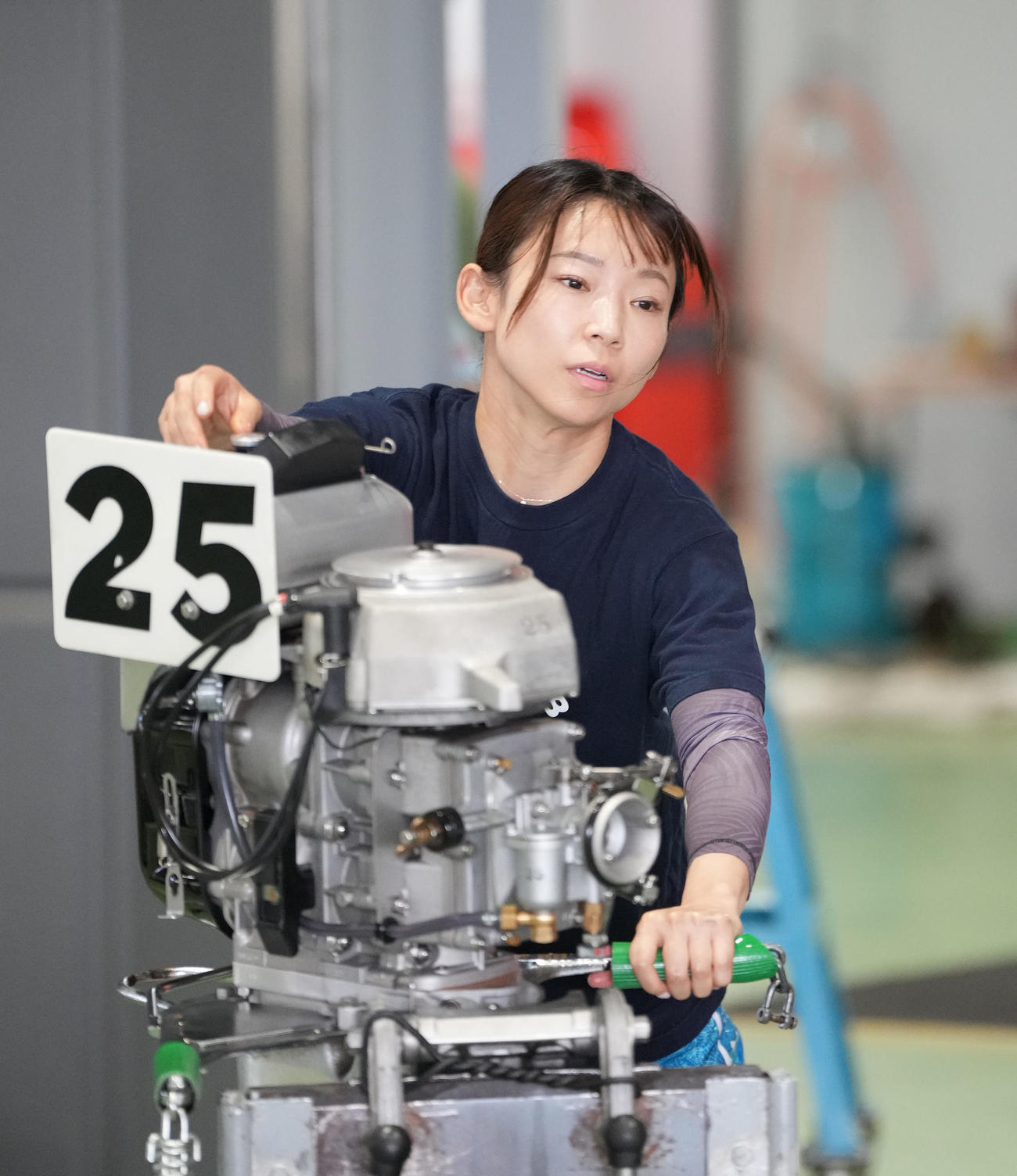 SG第72回ボートレースダービー「前検日」　守屋美穂（4482）（撮影・森本幸一）