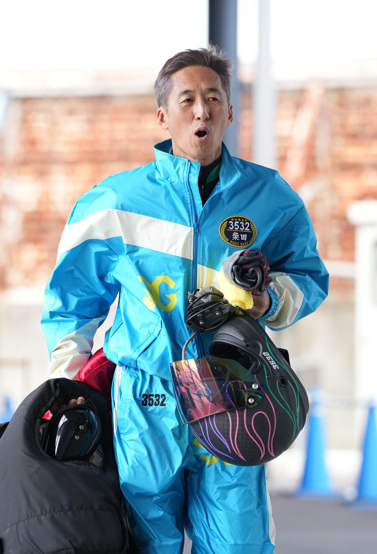 SG第72回ボートレースダービー「前検日」　柴田光（3532）（撮影・森本幸一）