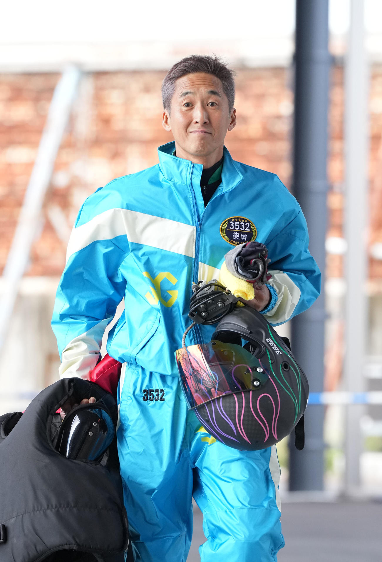 SG第72回ボートレースダービー「前検日」　柴田光（3532）（撮影・森本幸一）