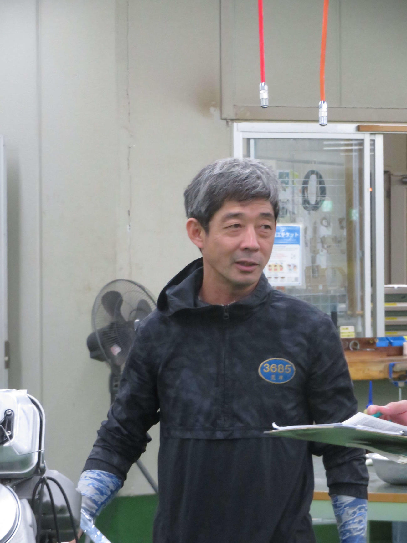 ペラ調整を進めてさらなるパワーアップを図る荒井輝年