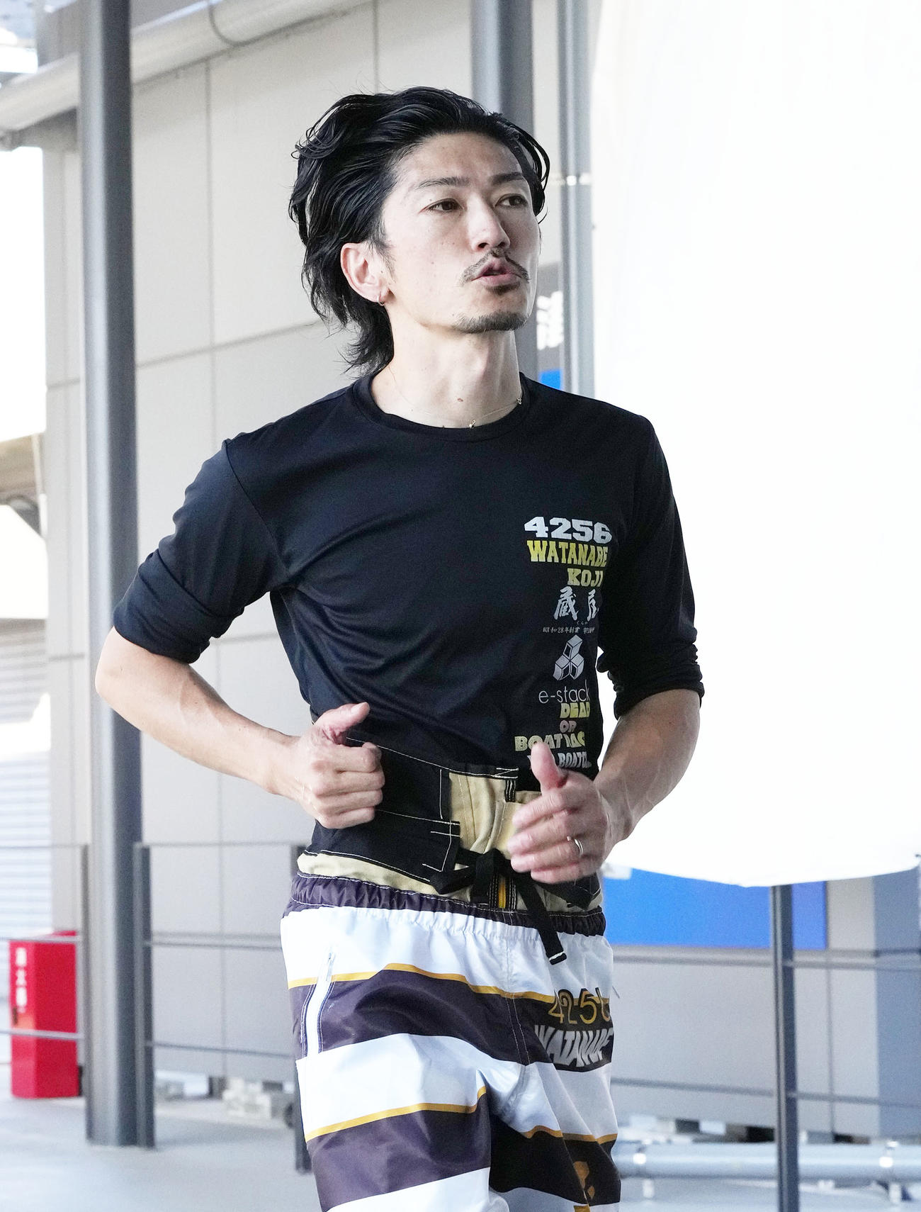 渡辺浩司（撮影・森本幸一）