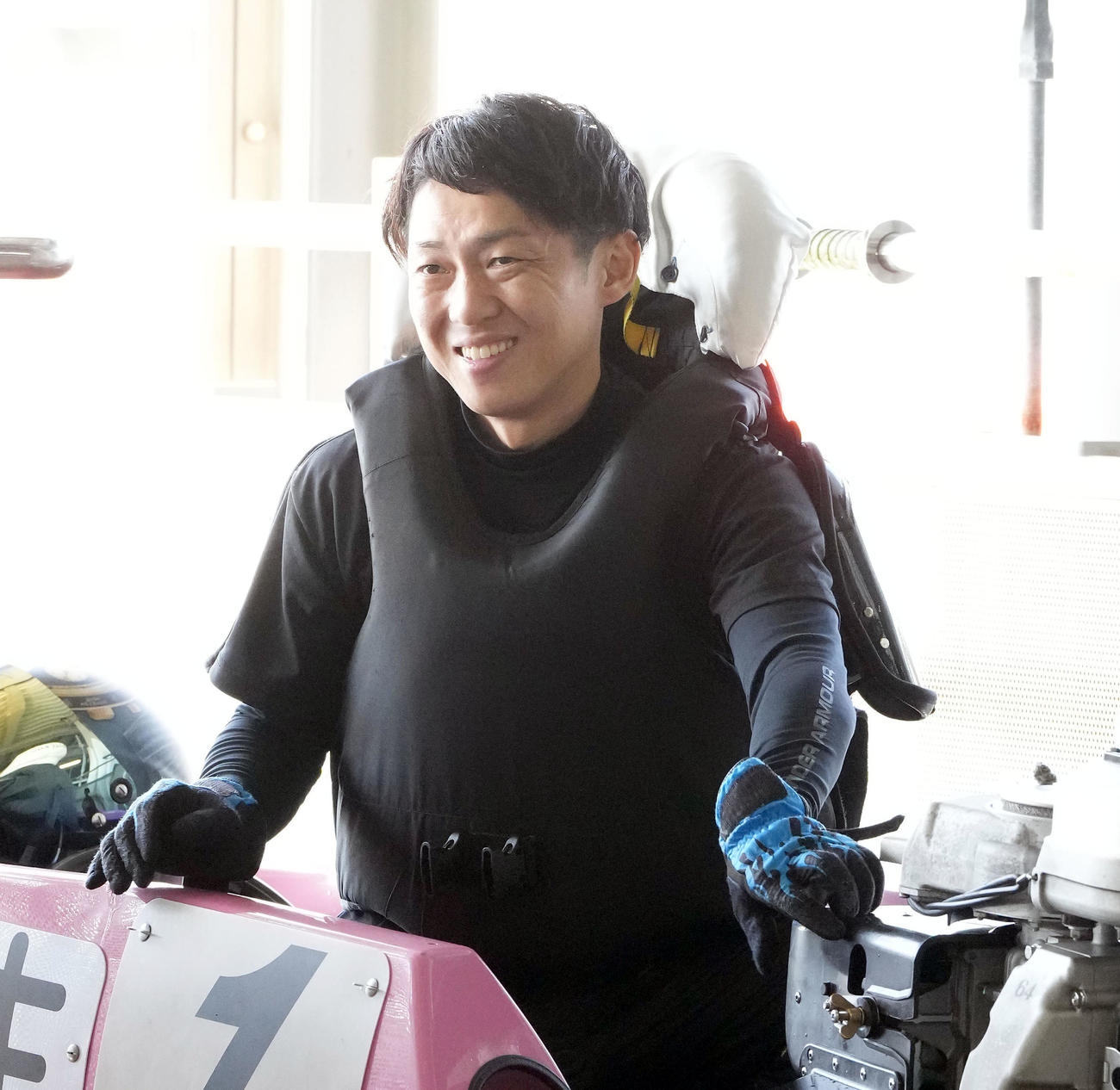 SG第72回ボートレースダービー「3日目」　桐生順平（4444）（撮影・森本幸一）