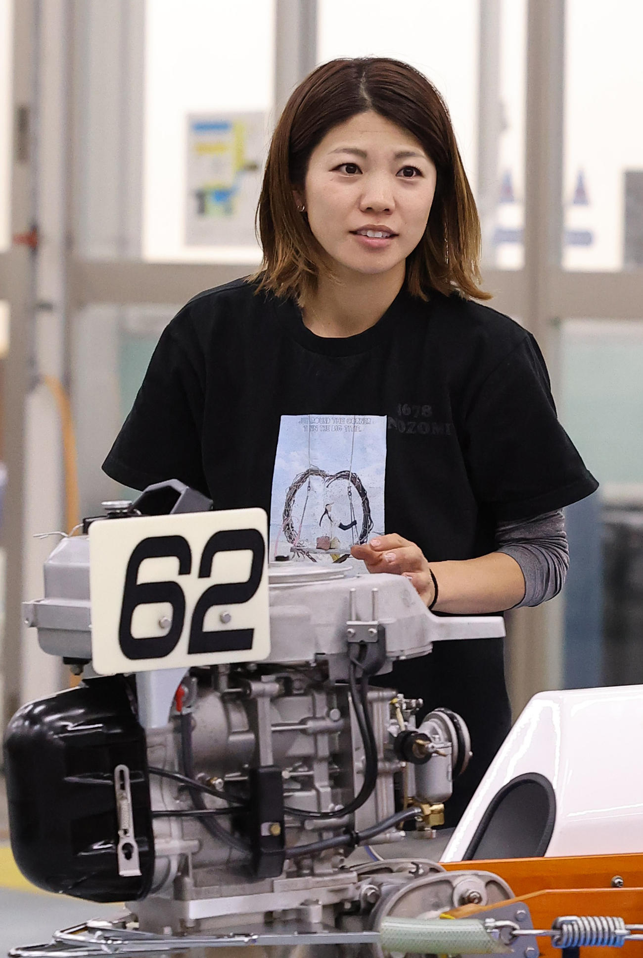 水野望美（撮影・上田博志）