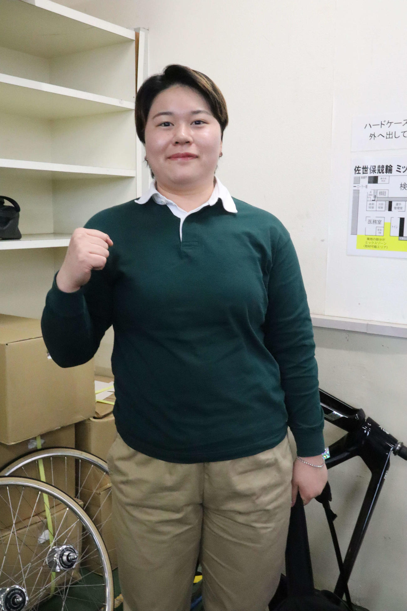 高木萌那が前回優勝を逃した悔しさをぶつける（撮影・音無剛）
