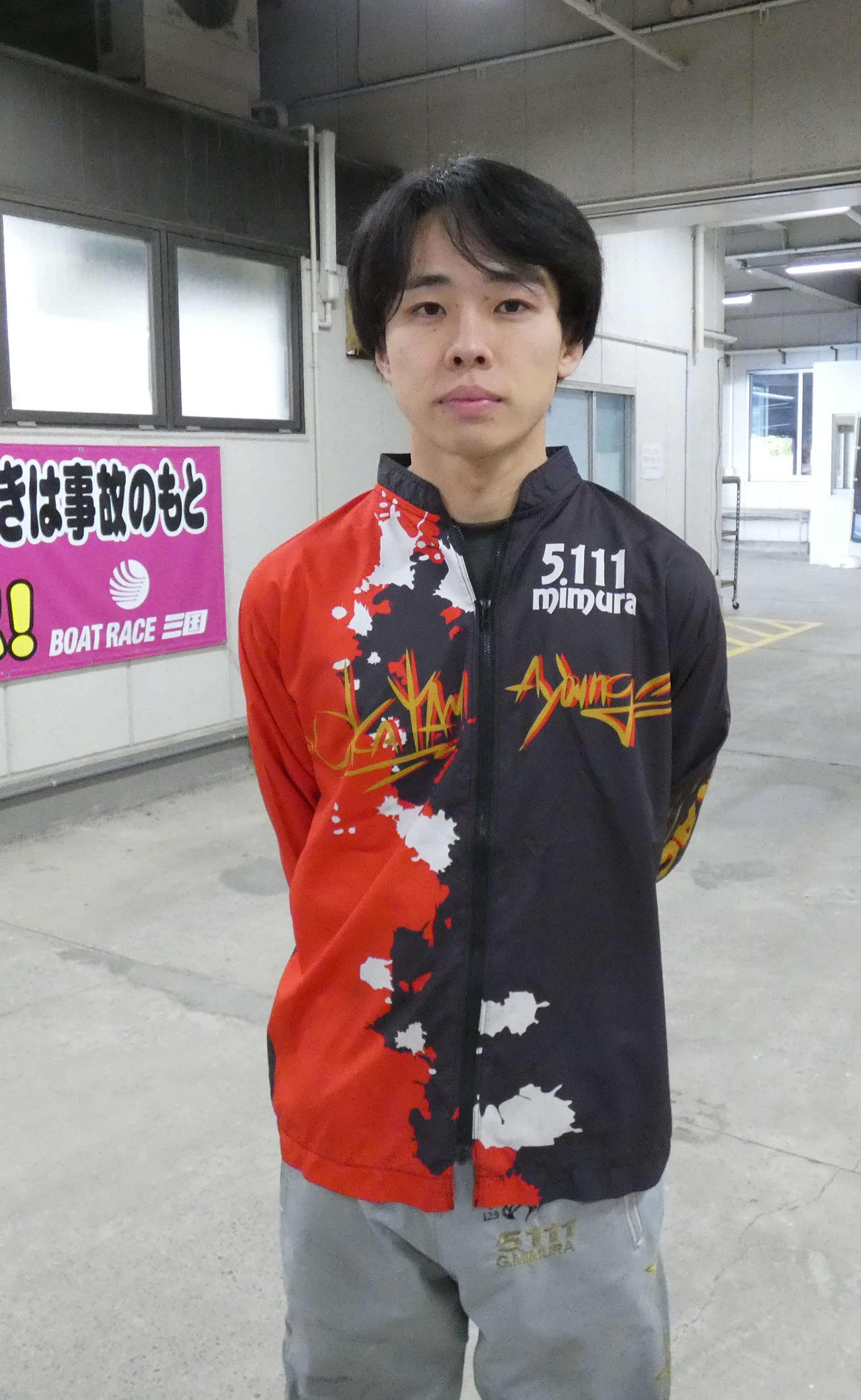 三村岳人の初日は7、11R（撮影・前原一樹）