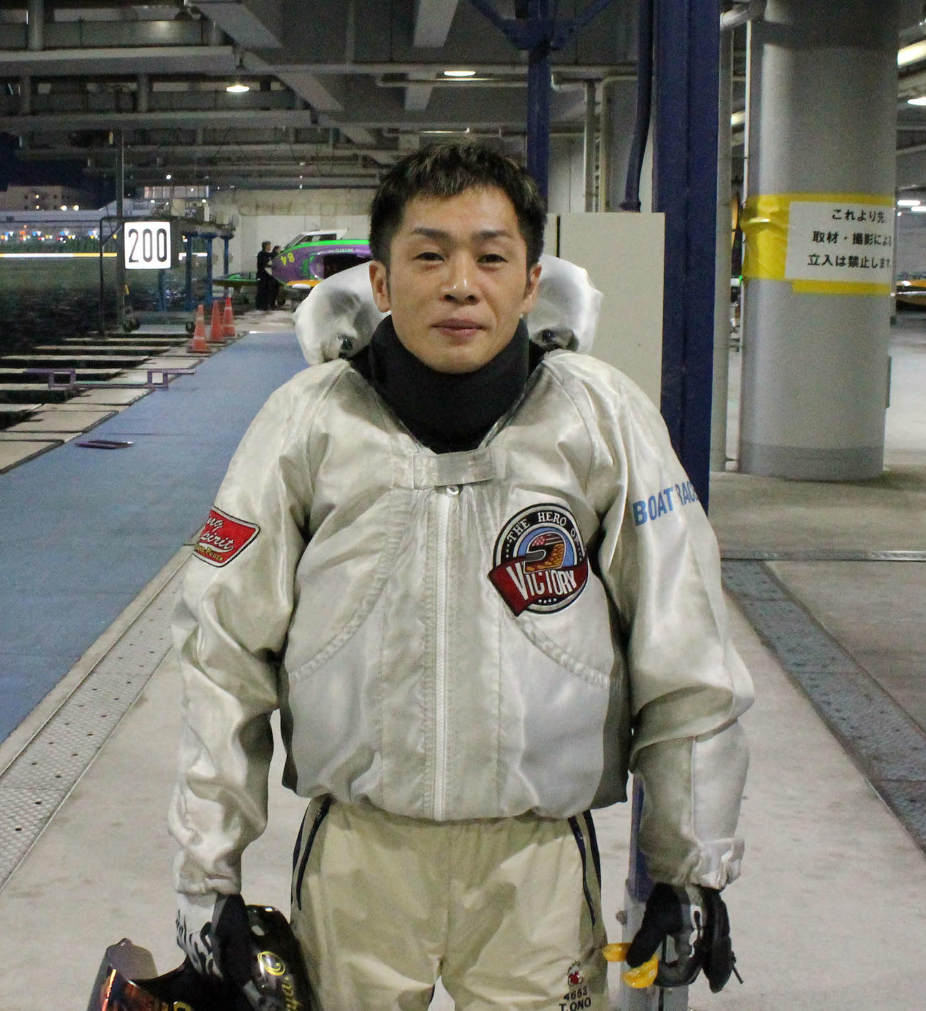 優勝戦1枠は小野達哉。最後もインから押し切りあるのみだ
