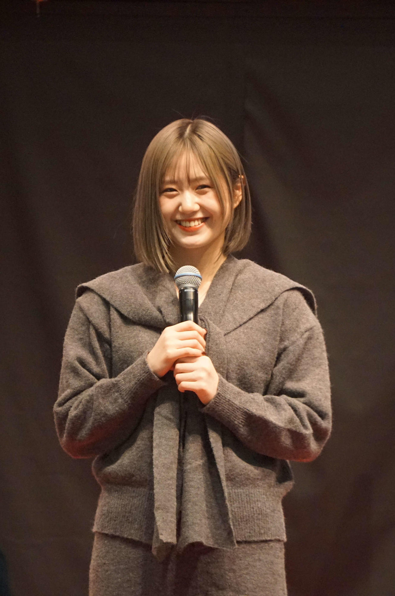 地元の野田彩加がトークショーに登場した