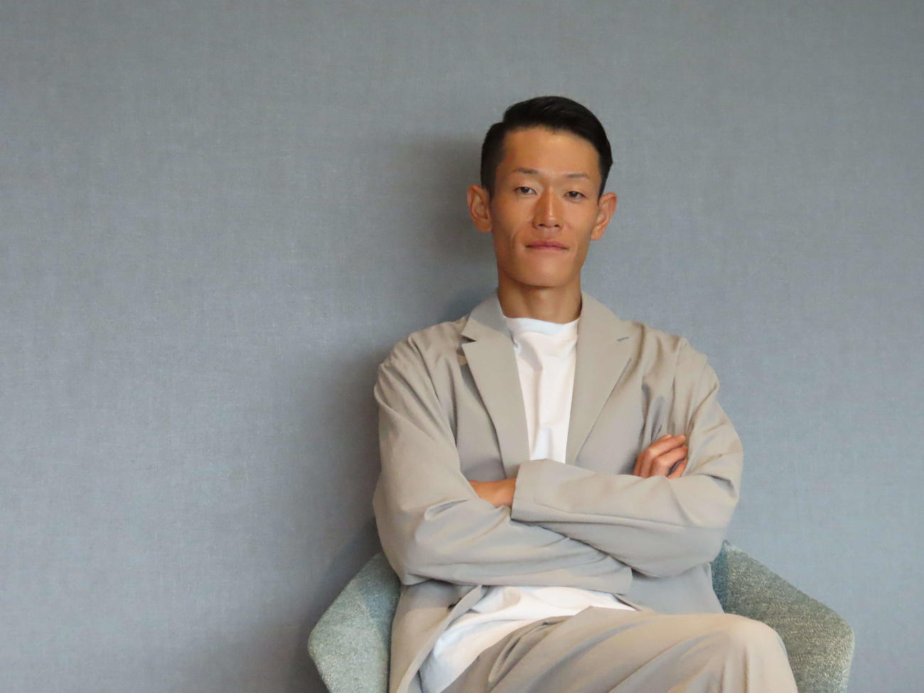 グランプリでの好走を誓う茅原悠紀選手