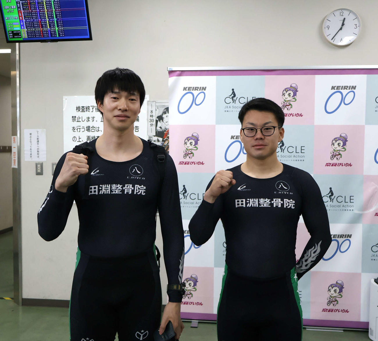 稲毛知也（左）と村上翔馬の同期連係に注目だ（撮影・一樹）