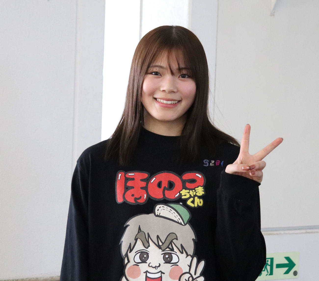 井上遥妃が初A1へ前進。レースを終えてにっこりピース