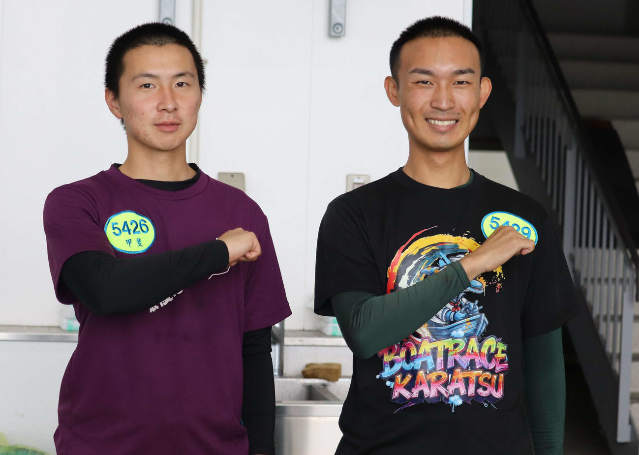 甲斐貴大（左）と吉川颯汰の137期ルーキーがデビュー戦に臨む