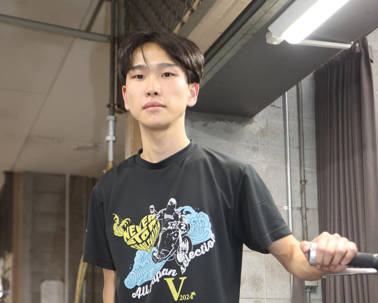 SG初の優出を目指す吉林直都（撮影・梅根麻紀）