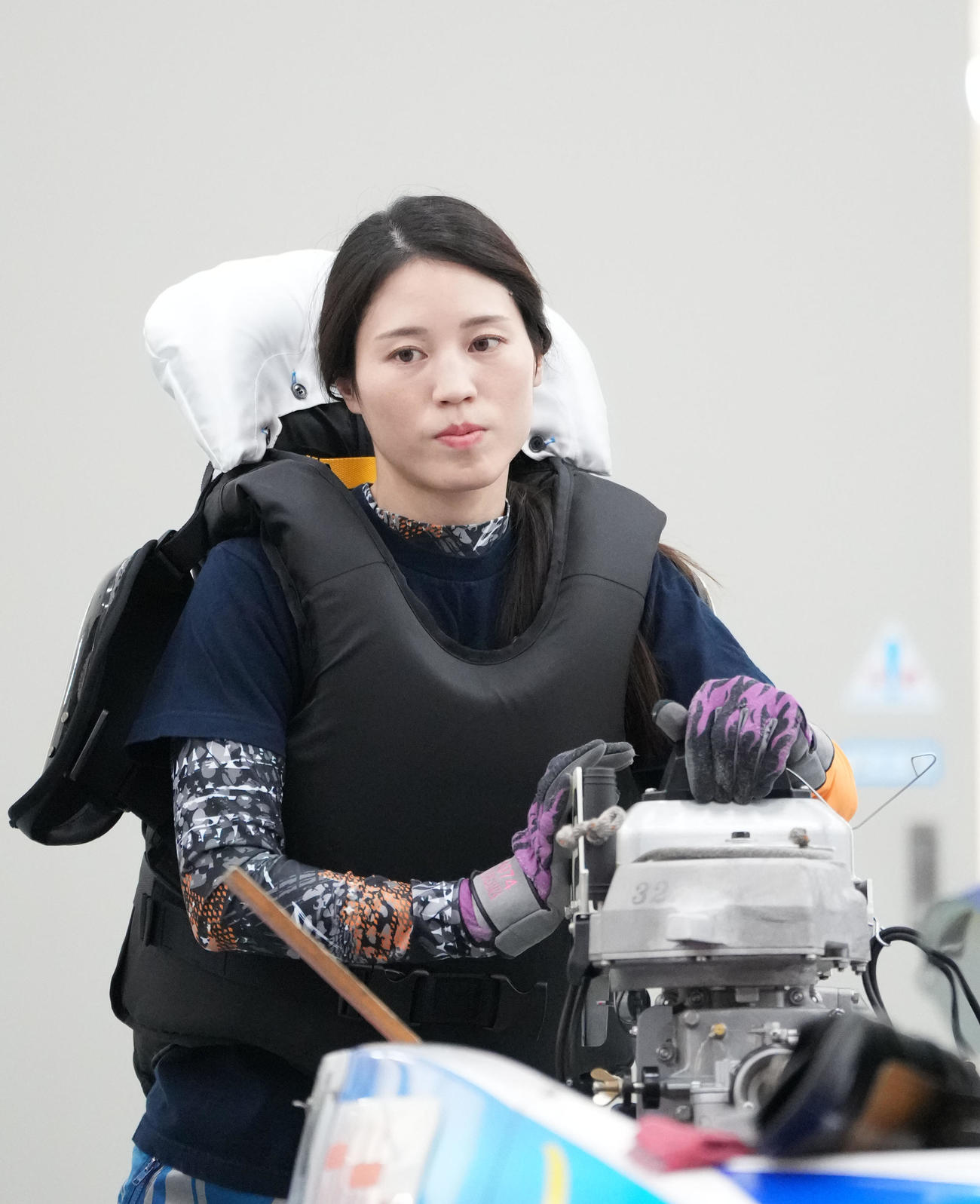 日刊スポーツ杯争奪　第55回蒲郡大賞典「前検日」　安井瑞紀（4974）（撮影・森本幸一）