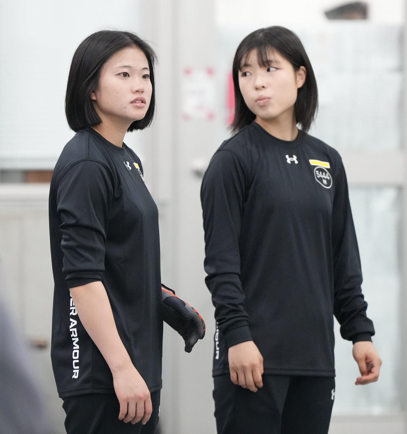 日刊スポーツ杯争奪　第55回蒲郡大賞典「前検日」　志賀美優（左・5439）と林風音（5444）