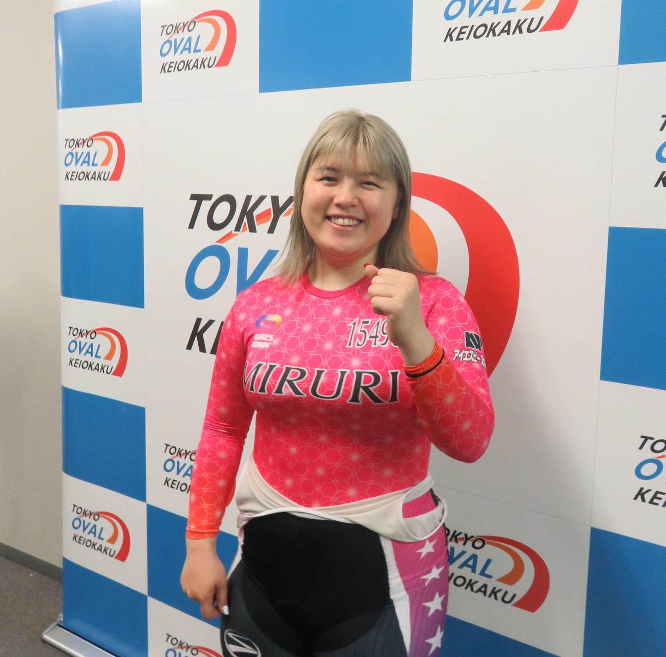 最低ノルマを達成し意気揚々と決勝に向かう国村美留莉（撮影・川村恵太）