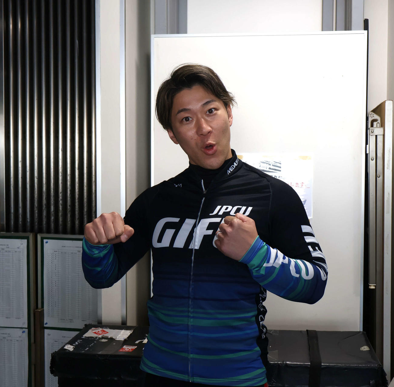 仕切り直しの一戦に臨む川口聖二（撮影・一樹）
