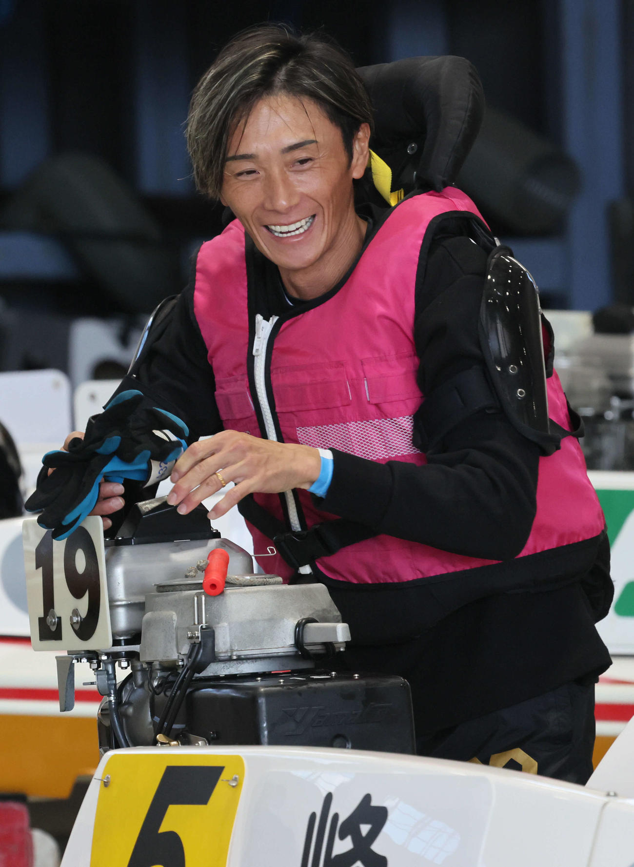 G1徳山クラウン杯争奪戦　前検　峰竜太4320（撮影・加藤孝規）　