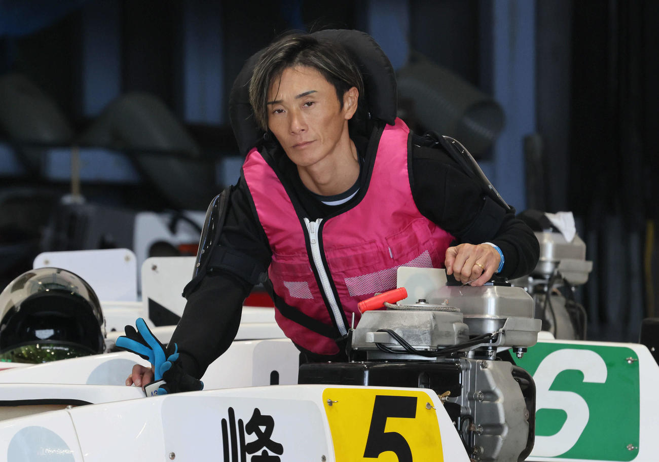 G1徳山クラウン杯争奪戦　前検　峰竜太4320（撮影・加藤孝規）　