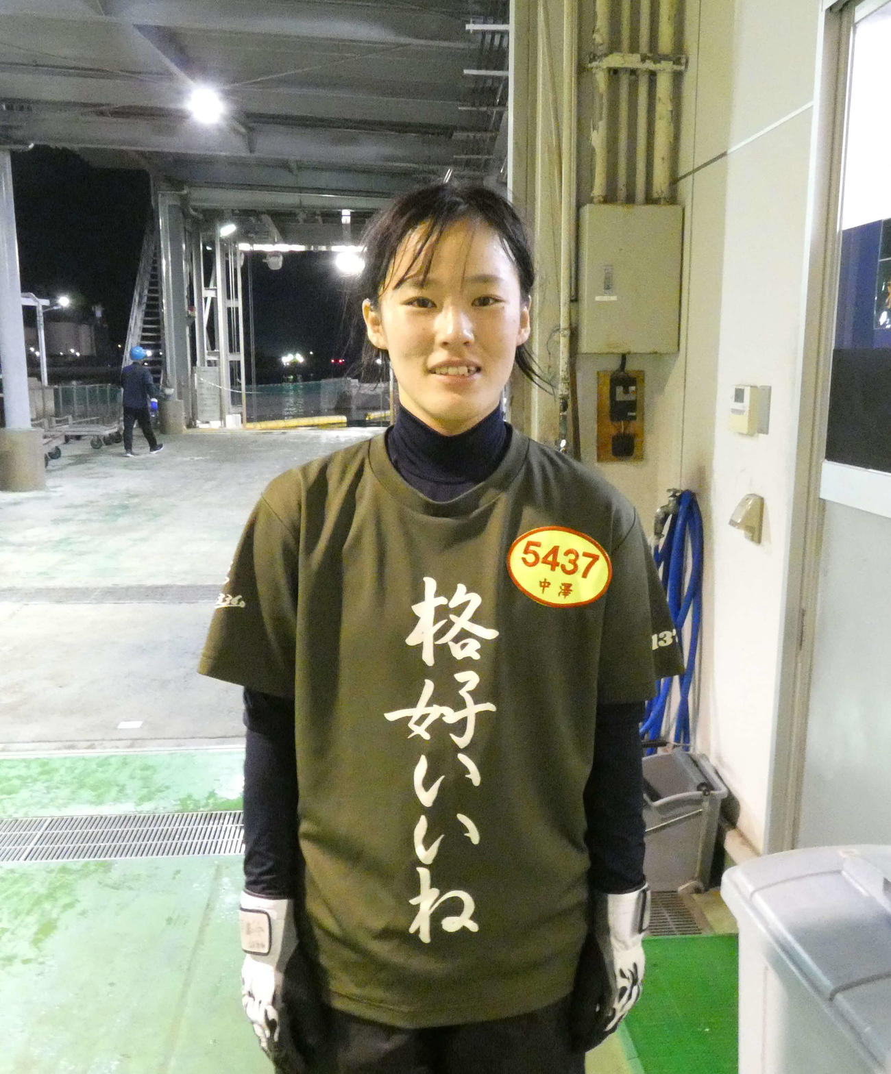 中沢里桜は2日目こそまずは完走だ！（撮影・前原一樹）