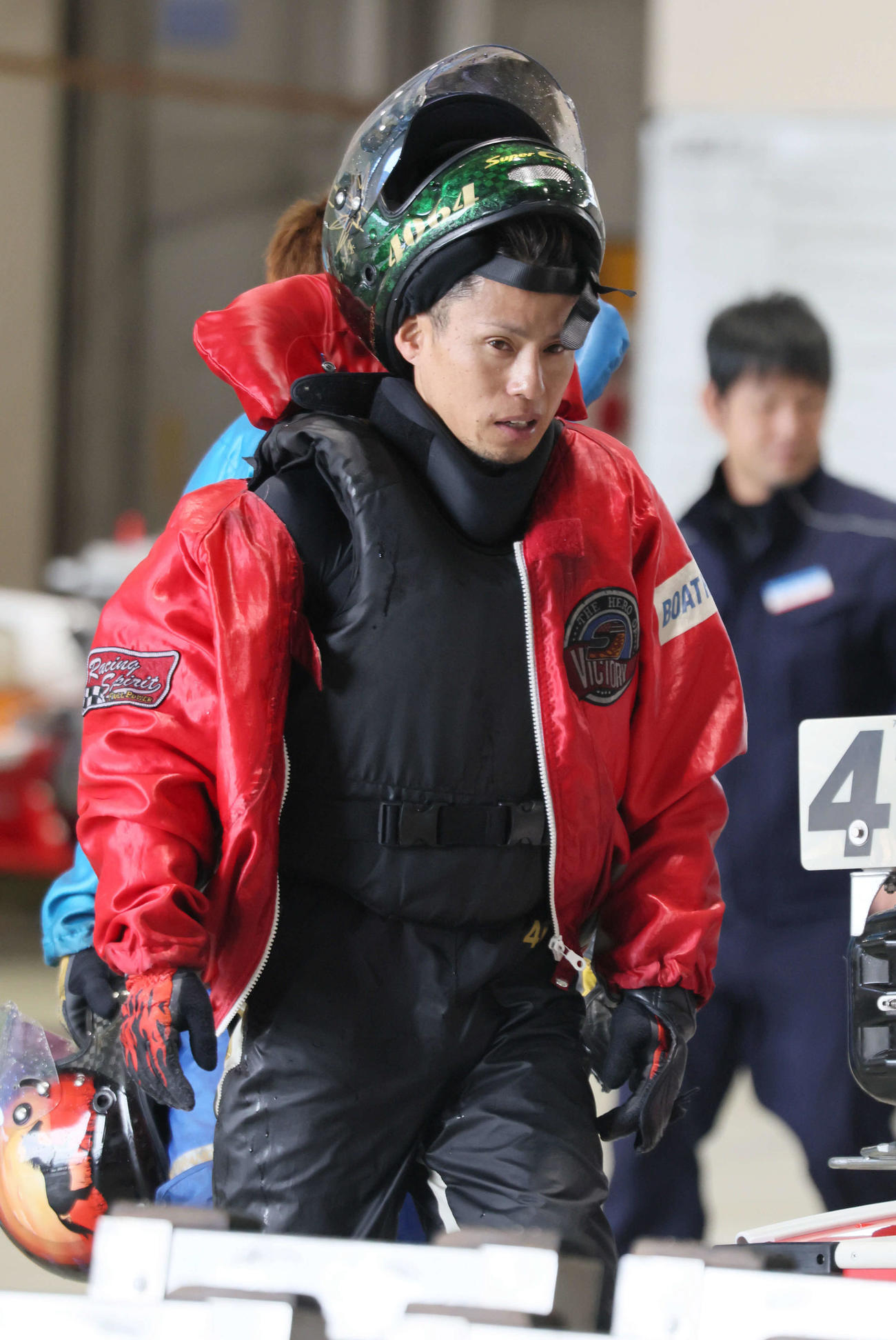 G1徳山クラウン杯争奪戦　2日目　原田篤志4064（撮影・加藤孝規）　