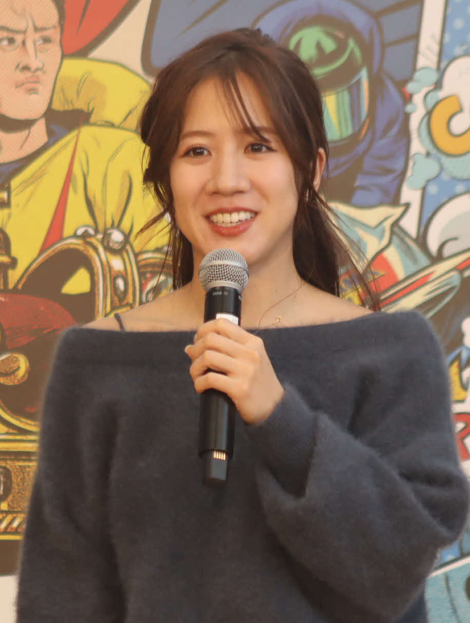 徳山のトークショーに登壇した実森美祐