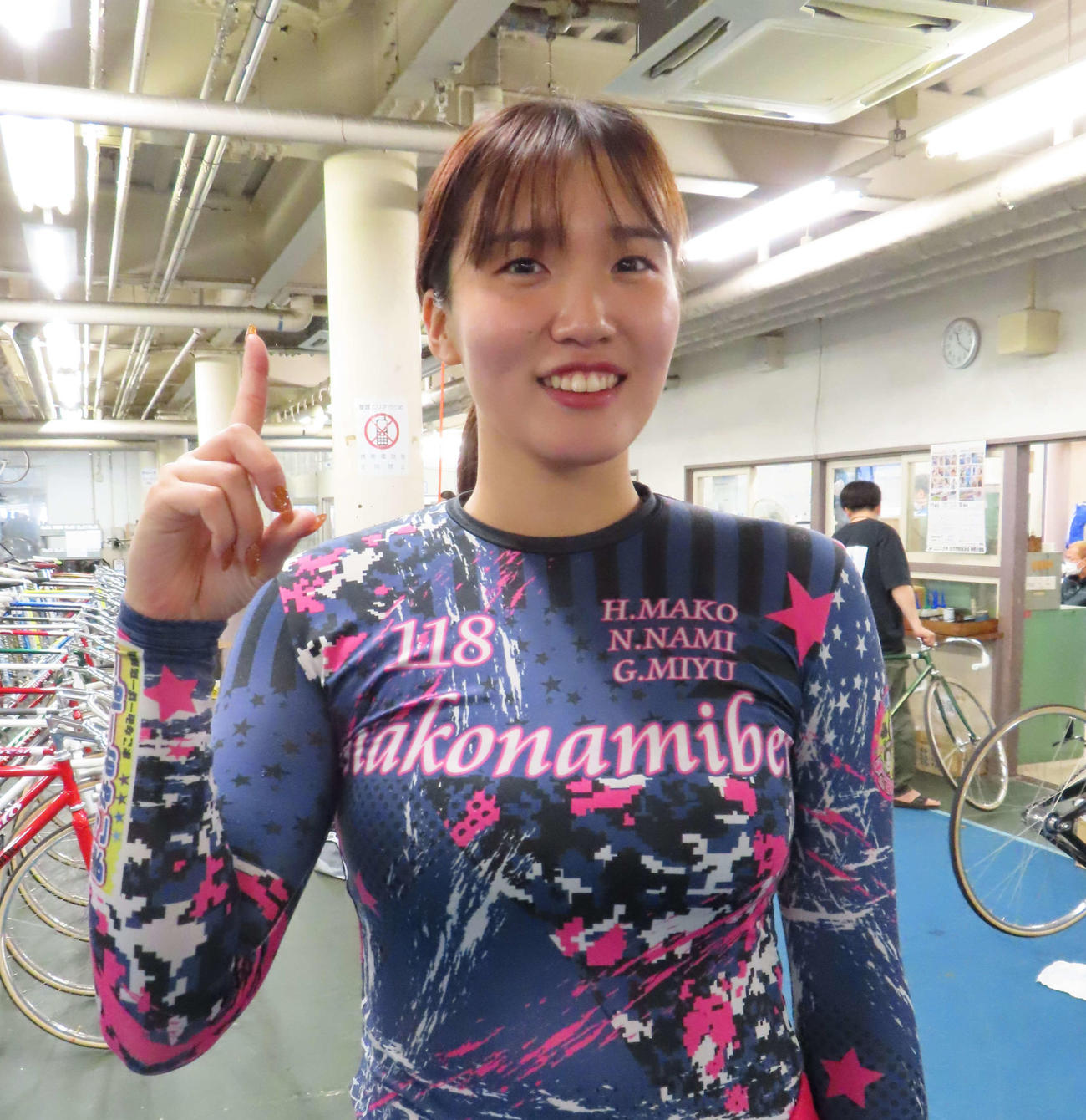 2場所連続で初日1着を勝ち取った下条未悠（撮影・為田聡史）
