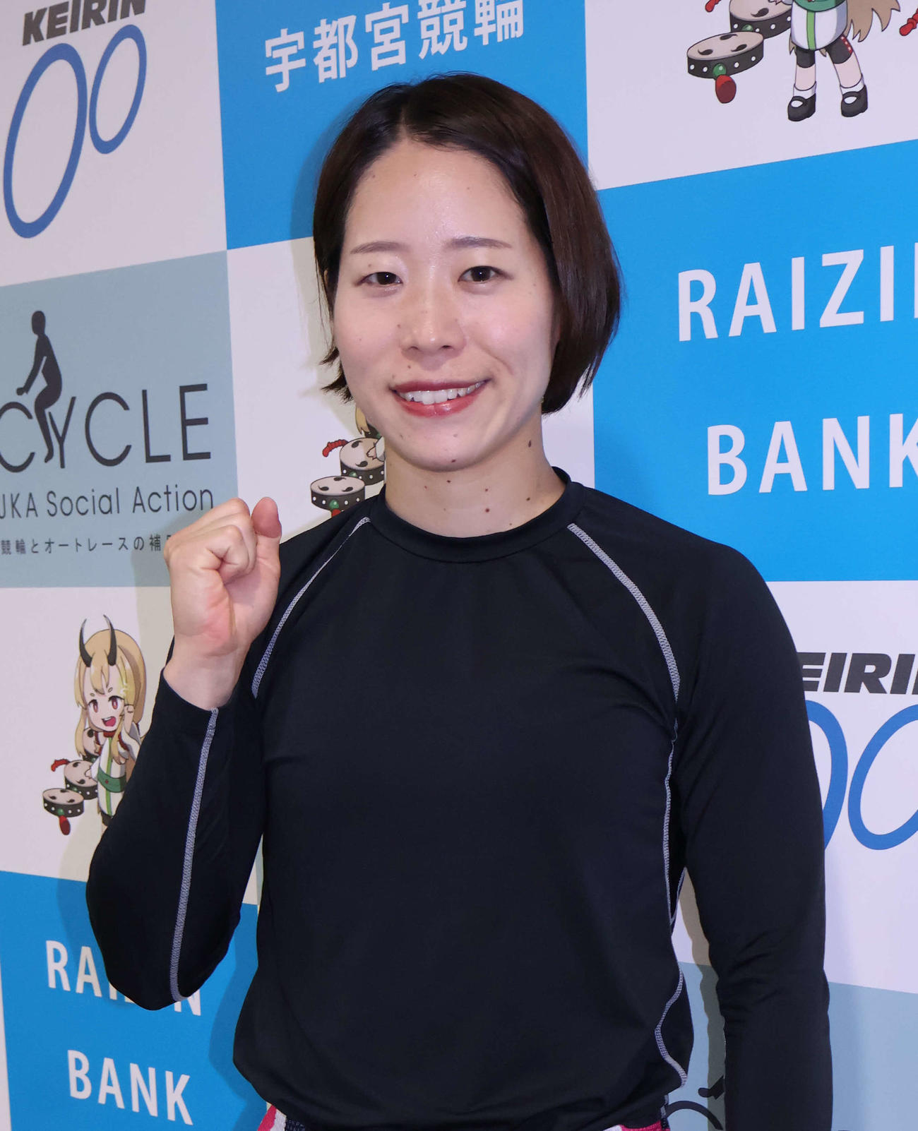 競輪祭女子王座戦に向けてフレームを試す大浦彩瑛（2025年10月27日撮影）