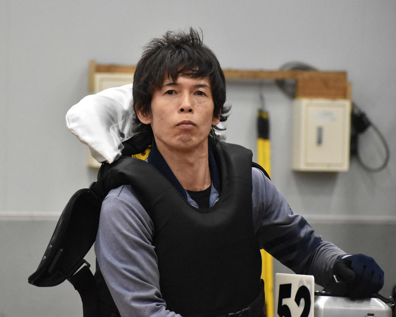 初日連勝を飾った宇佐見淳