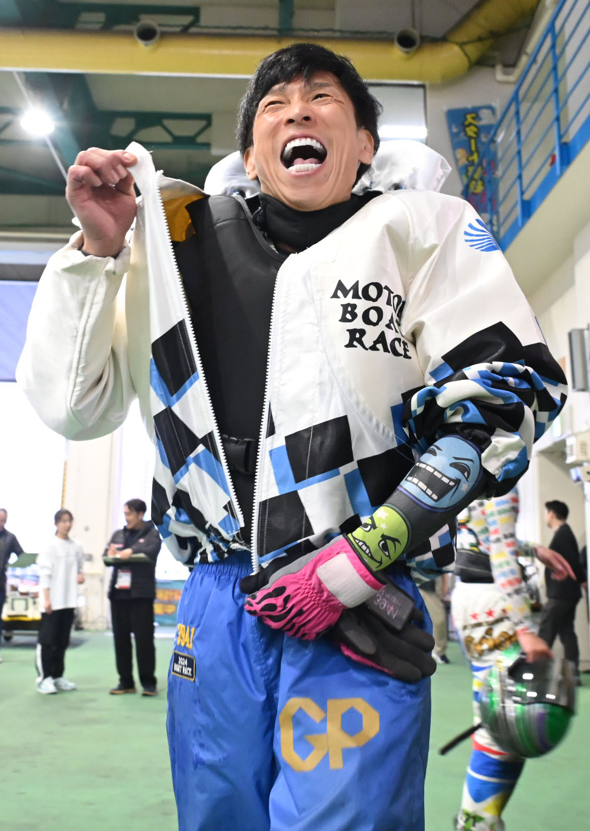 12R 1着の池田浩二（撮影・林敢治）