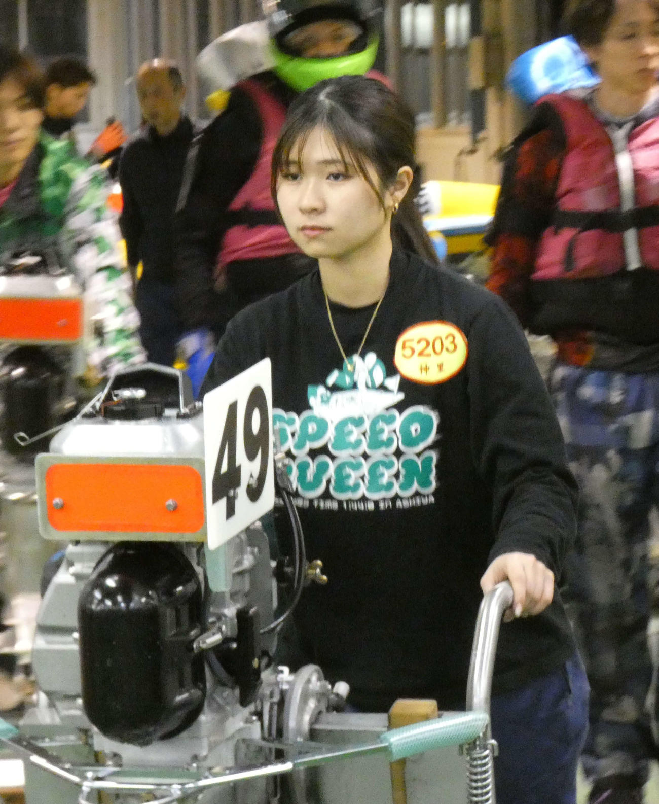 神里琴音の23号機の動きがいい！（撮影・前原一樹）