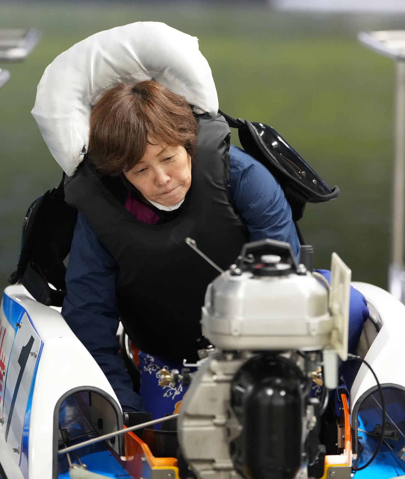 G3オールレディース　ガマの女王決定戦「前検日」　山川美由紀（3232）（撮影・森本幸一）