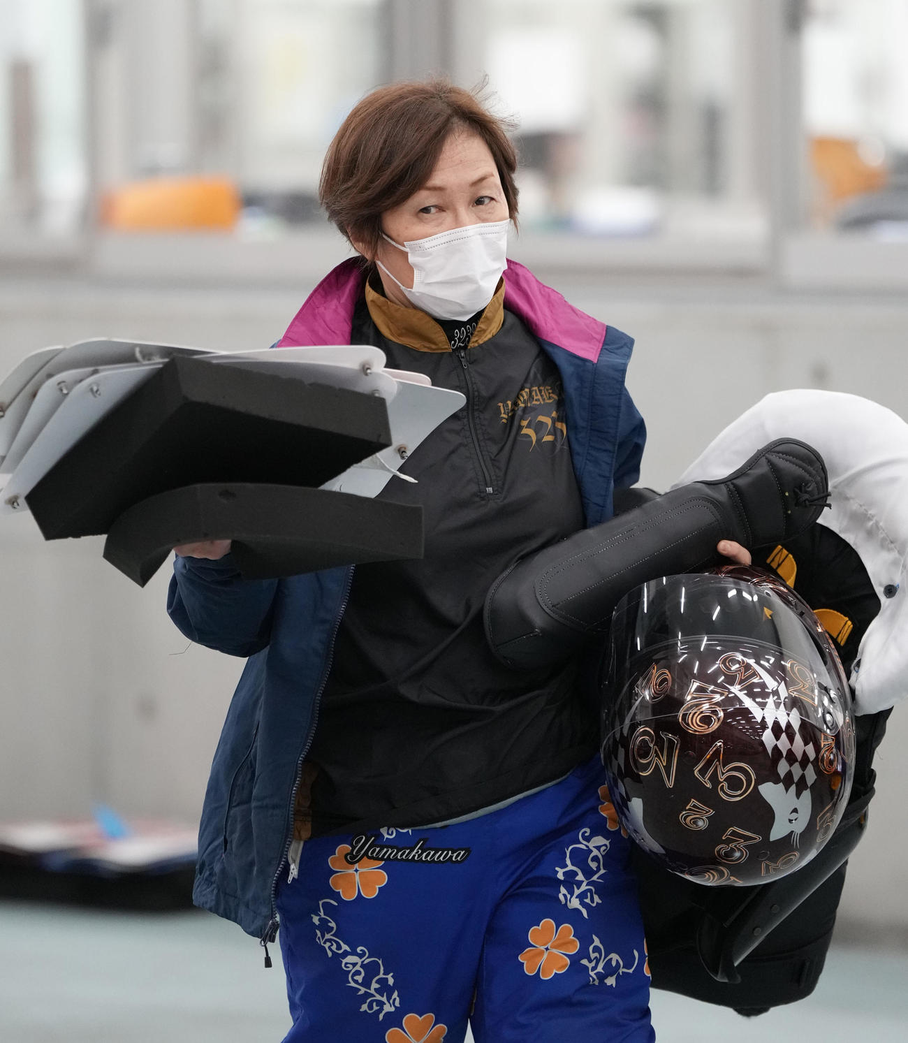 G3オールレディース　ガマの女王決定戦「前検日」　山川美由紀（3232）（撮影・森本幸一）