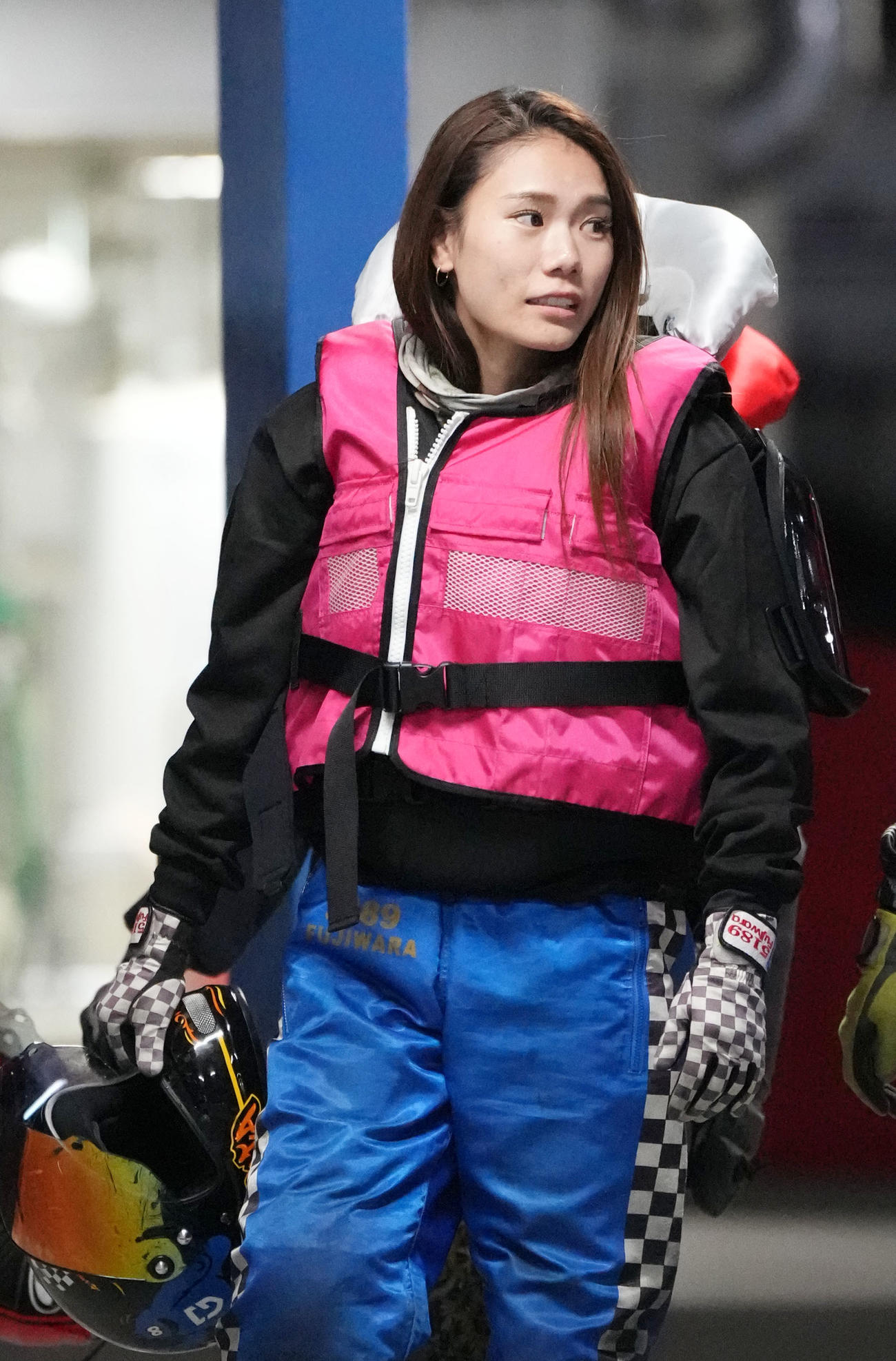 G3オールレディース　ガマの女王決定戦「前検日」　藤原早菜（5189）（撮影・森本幸一）