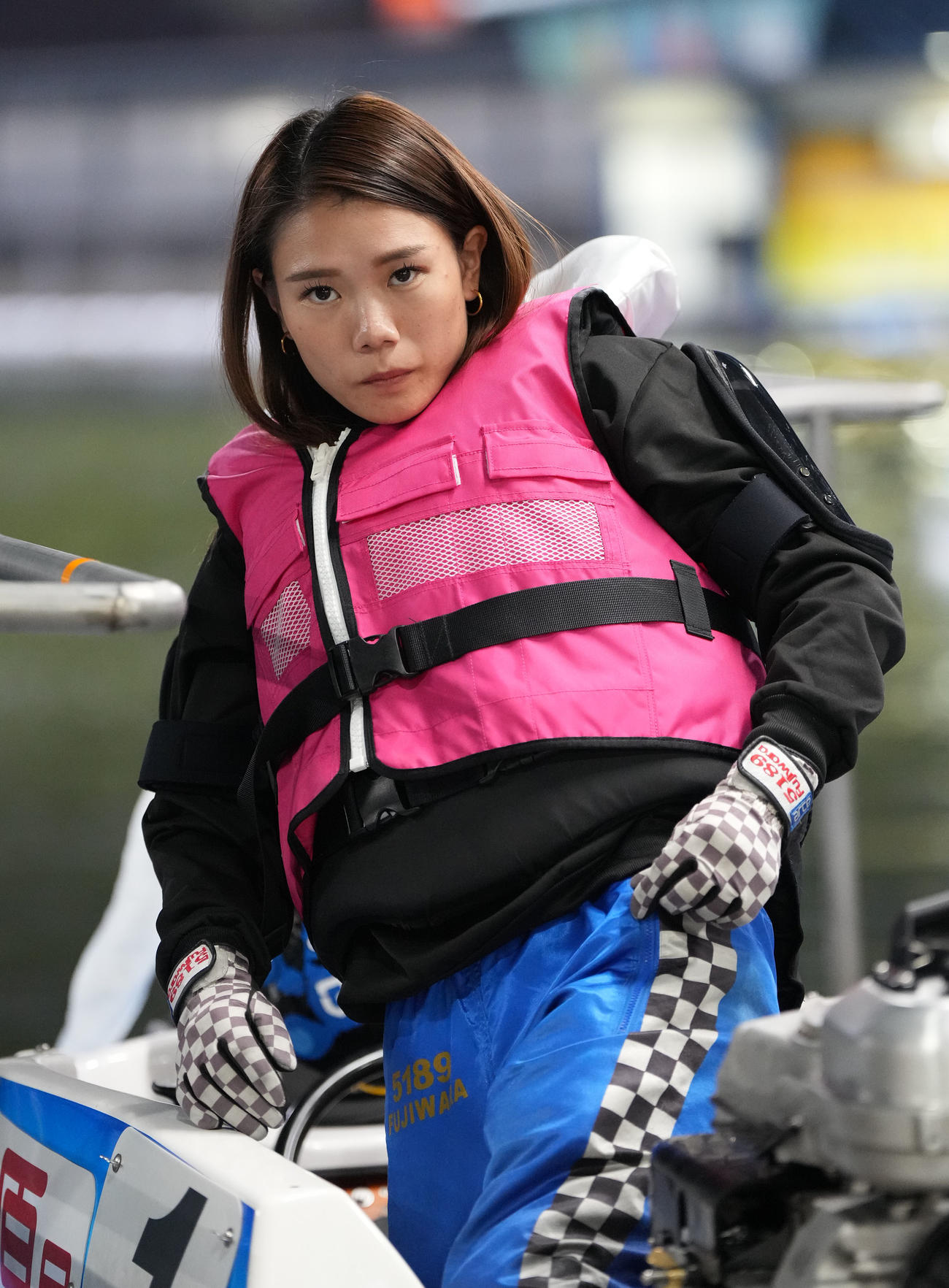 G3オールレディース　ガマの女王決定戦「前検日」　藤原早菜（5189）（撮影・森本幸一）