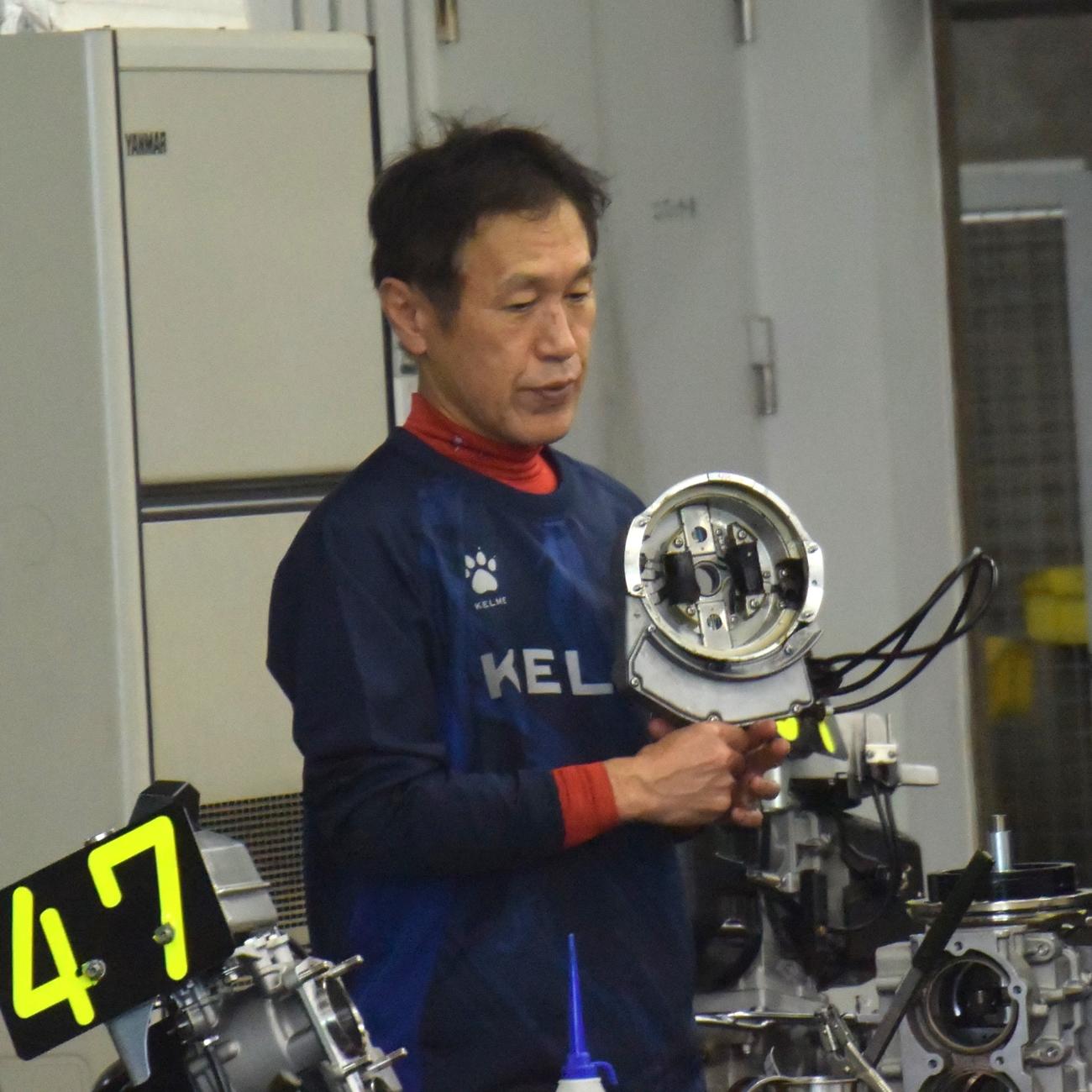 西島義則が47号機のパワーを引き出す