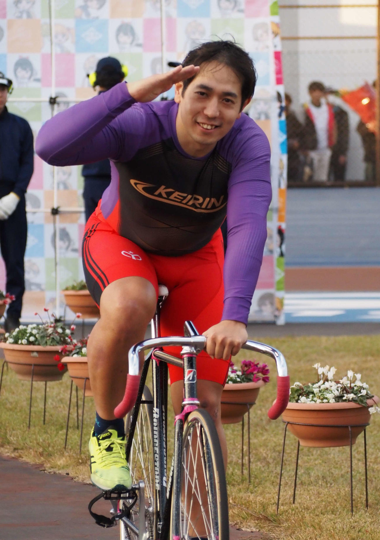 1年ぶりG3優勝に松浦悠士は笑顔でウイニングラン
