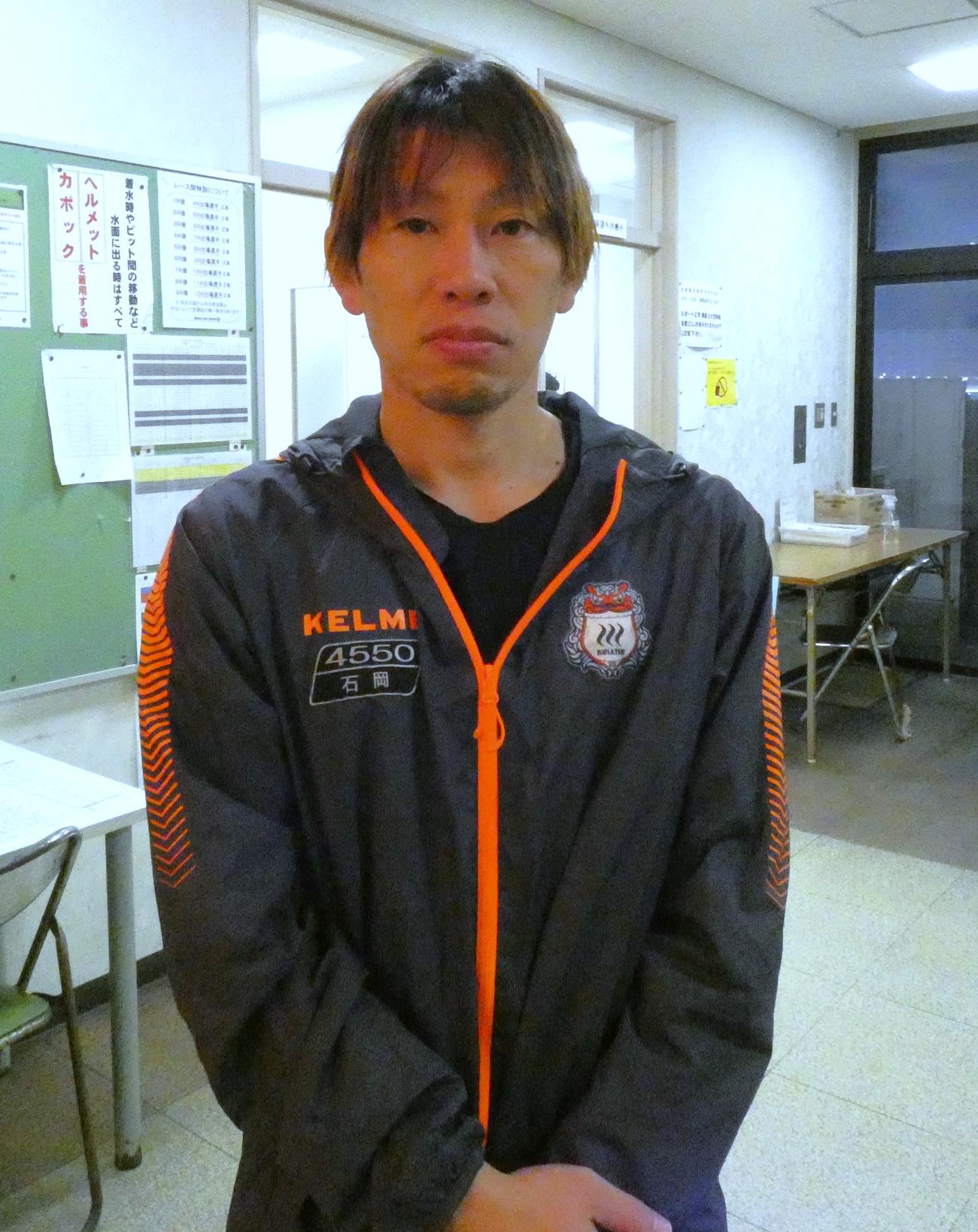 石岡将太は準優10R4枠に登場する（撮影・前原一樹）