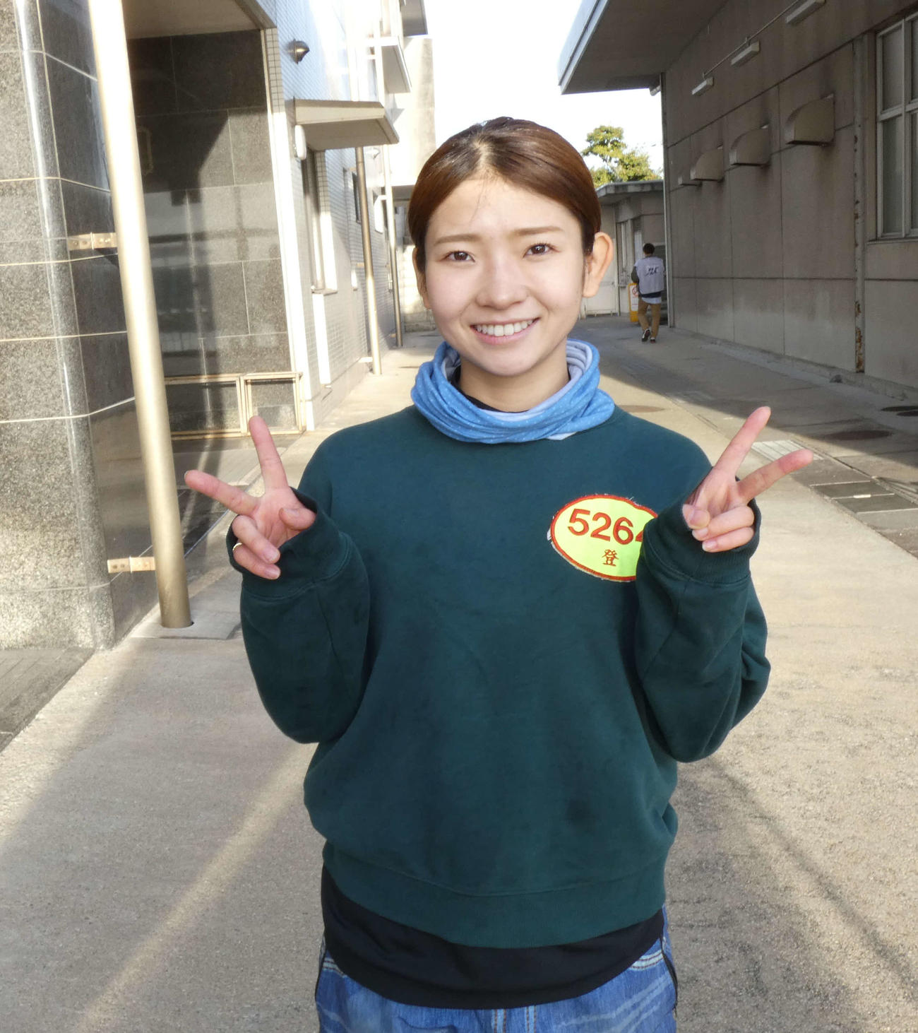 登みひ果がさらに自分自身が強くなるように切磋琢磨（せっさたくま）する！（撮影・前原一樹）