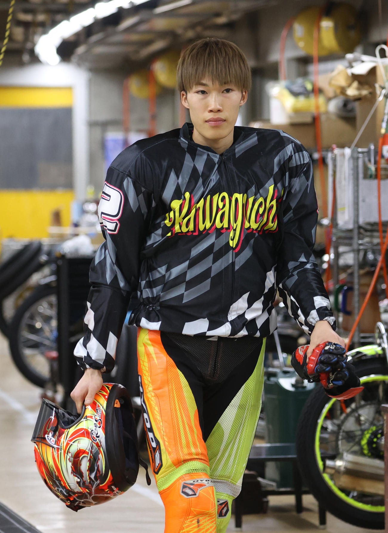 SS王座戦・TR3回戦11Rで1着の佐藤励（撮影・柴田隆二）
